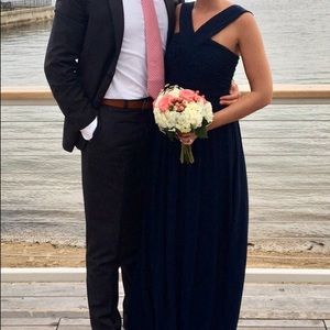 Bill Levkoff Long formal dress in Navy